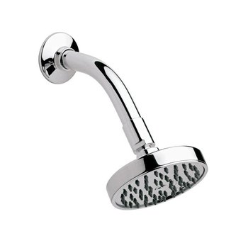 Regadera Helvex Chorro Fijo con Brazo y Chapetón H-201