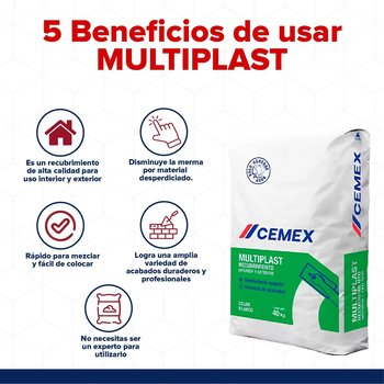 Cemento Multiplast Cemex 40 kg