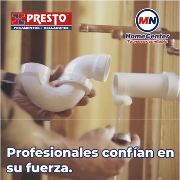 Pegamento PVC Presto 946 ml Para Tuberías