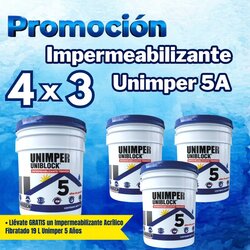 Paquete Impermeabilizante 4 x 3 Unimper 5A
