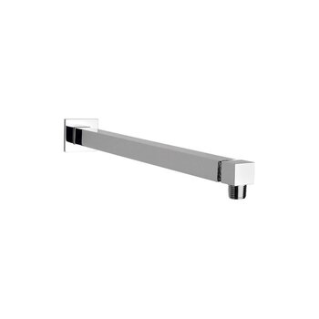 Brazo y chapetón recto cuadrado para regadera Helvex TR-036