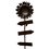 Estaca decorativa para jardín figura Girasol letreros 1.06 M