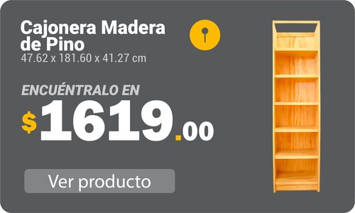 Cajonera Madera de Pino 6