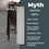 Piso Myth White Daltile 15 x 66 cm