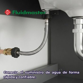 Conector Maxiflex Para Lavabo Fluidmaster 1/2X1/2X40 CM