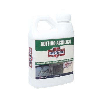 Adhesivo Adherente Aditivo Acrílico Hidrolock 1 Lt