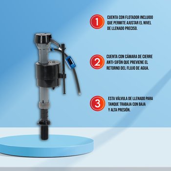 Válvula de Llenado Fluidmaster 400A133