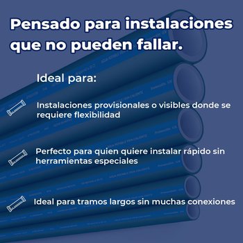 Tubo Hidráulico Tuboplus Rotoplas 1 pulgada x 4 m