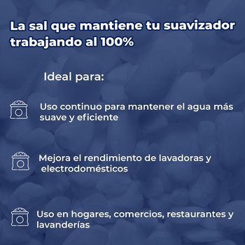 Sal Para Suavizador en Pellets 20 kg Purikor