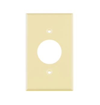 Placa de ABS para Contacto Redondo, STD, Marfil PPSE-S
