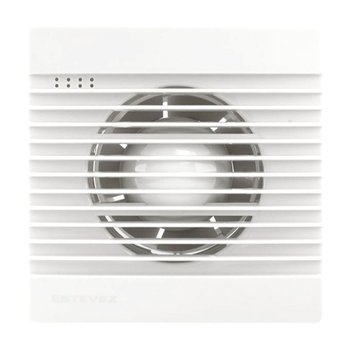 Extractor Baño Ultra Delgado Blanco 4 pulg marca Estevez