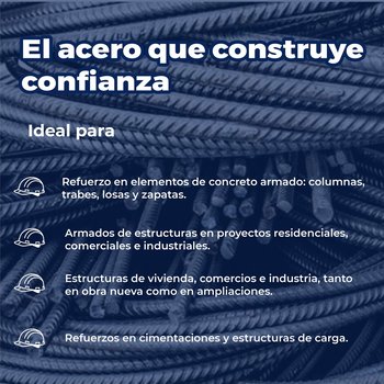 Varilla doblada #3 3/8x12 m AR-42