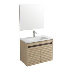 Gabinete Para Baño Mado Italia 61X.46 Termoformado Roble Oregón