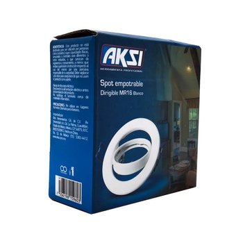 Spot Empotrable 16 Dirigible Blanco