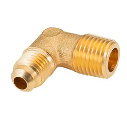 Codo Terminal Gas Latón 3/8 x 1/2 pulg 90 Grados Codo Terminal Gas Latón 3/8 x 1/2 pulg 90 Grados