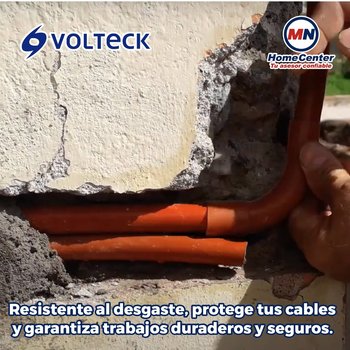 Poliducto Naranja Liso 3/4 Rollo 100 m