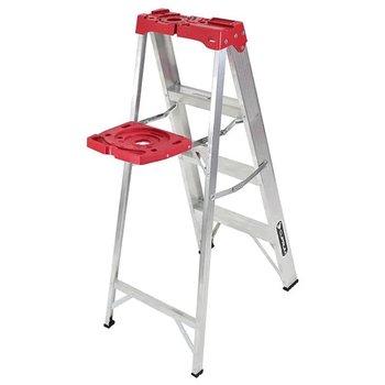 Escalera Tijera Aluminio Cuprum 3 Peldaños
