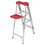 Escalera Tijera Aluminio Cuprum 3 Peldaños