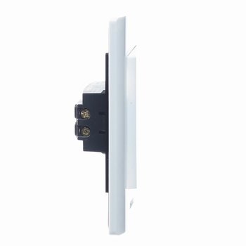 Placa 1 Apagador Lucek Blanco BA013B