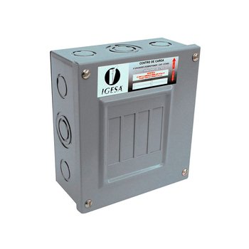 Centro Carga 4 Circuitos Sobreponer marca Igesa