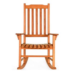Silla Mecedora Madera Natural