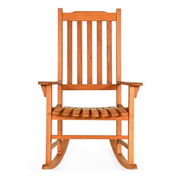 Silla Mecedora Madera Natural