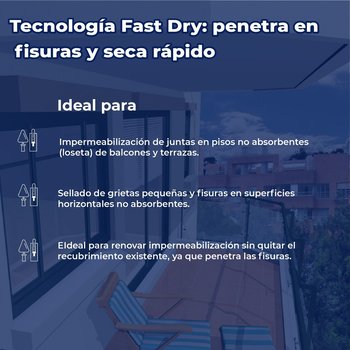 Impermeabilizante Sikalastic 411 MX Terrazas 4 L