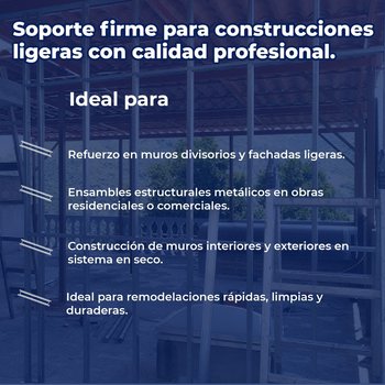 Canal Estructural Panel Rey Calibre 22 9.20X3.05