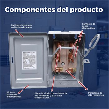 Interruptor Seguridad 2 Polos Igesa