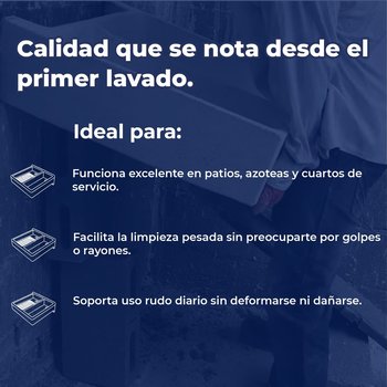 Lavadero de Granito Grande 81 × 76 cm Ideal para Hogar