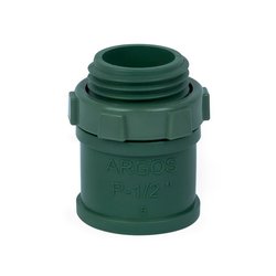 Conector PVC Conduit Pesado ½ pulg Verde