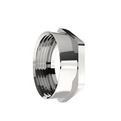 Tuerca Spud Helvex Fluxómetro 32 mm Cromada