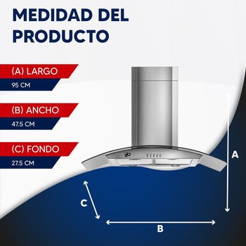 Campana Extractora Eb-Técnica 90 cm EB-388C
