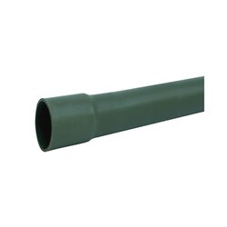 Tubo conduit pvc verde pesado 13 mm 1/2" x 3 metros