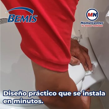 Asiento Para Taza Sanitario Bemis Redondo Blanco 75AR