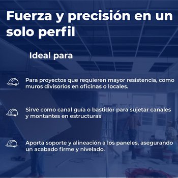 Canal Listón Panel Rey Calibre 20 6.82X3.96 M