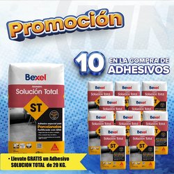 Paquete Adhesivo Solución Total Blanco 20KG 10+1