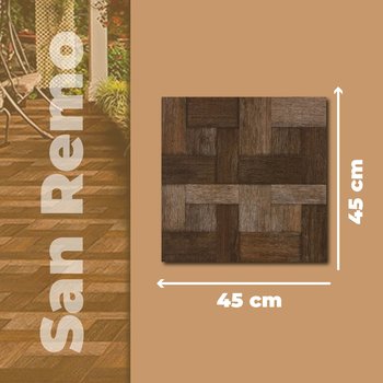 Piso San Remo Café Daltile 45x45 cm