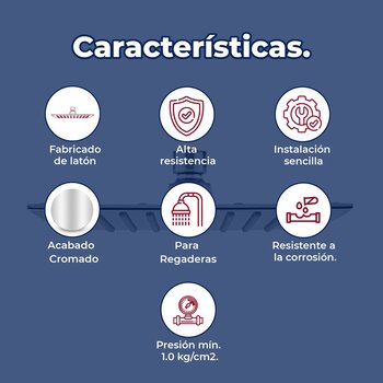 Regadera 8" x 8 de Chorro Fijo Helvex Cuadrada UltraPlana H-3009