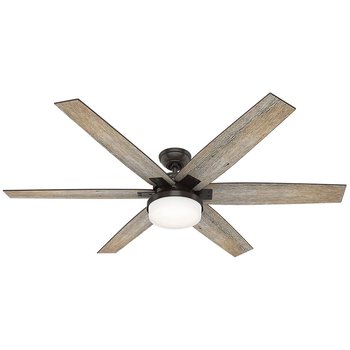 Ventilador De Techo Kaplan Bronce 64 Pulgadas Con Luz