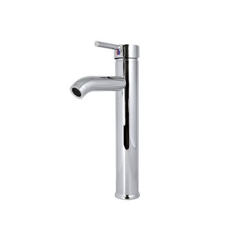 Llave Mezcladora Alta Para Lavabo Rugo Maneral Palanca 24MTL