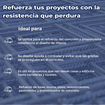 Malla electrosoldada 66-66 2.5X40ML (100M2)