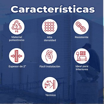 Panel W Estructural Poliestireno 2 pulg