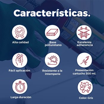 Sellador poliuretano sikaflex 1a purform gris 300 ml