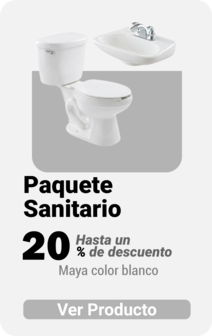 Paquete sanitario Maya Color Blanco