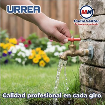 Llave Para Manguera Corta Urrea 1/2 Bronce