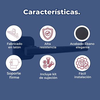 Porta papel Piazza Ébano Helvex PIA-117-EB