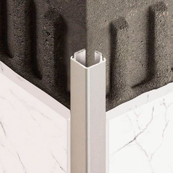 Uniperfil ángulo 16 mm x 2..5 m Plata cepillado