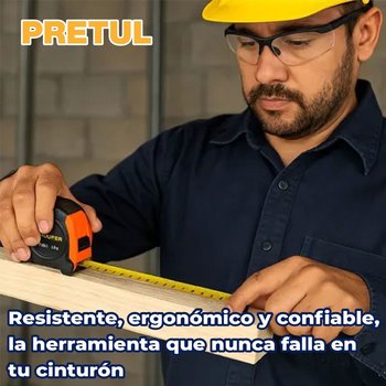 Cinta de Medir Truper Flexómetro Gripper Contra Impactos 5 MTS
