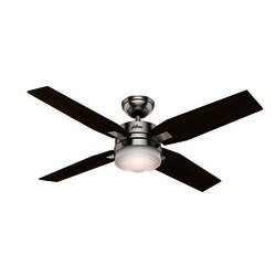 Ventilador Mercado 50 pulg Niquel Cepillado Hunter